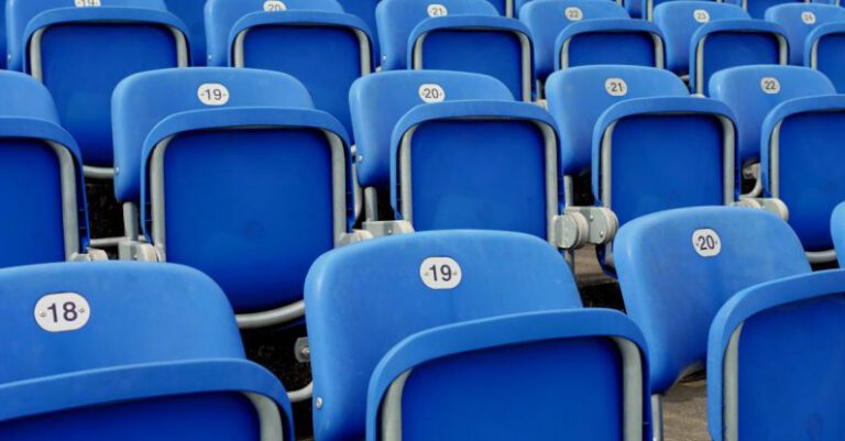 Seating - Blue Arena Chairs